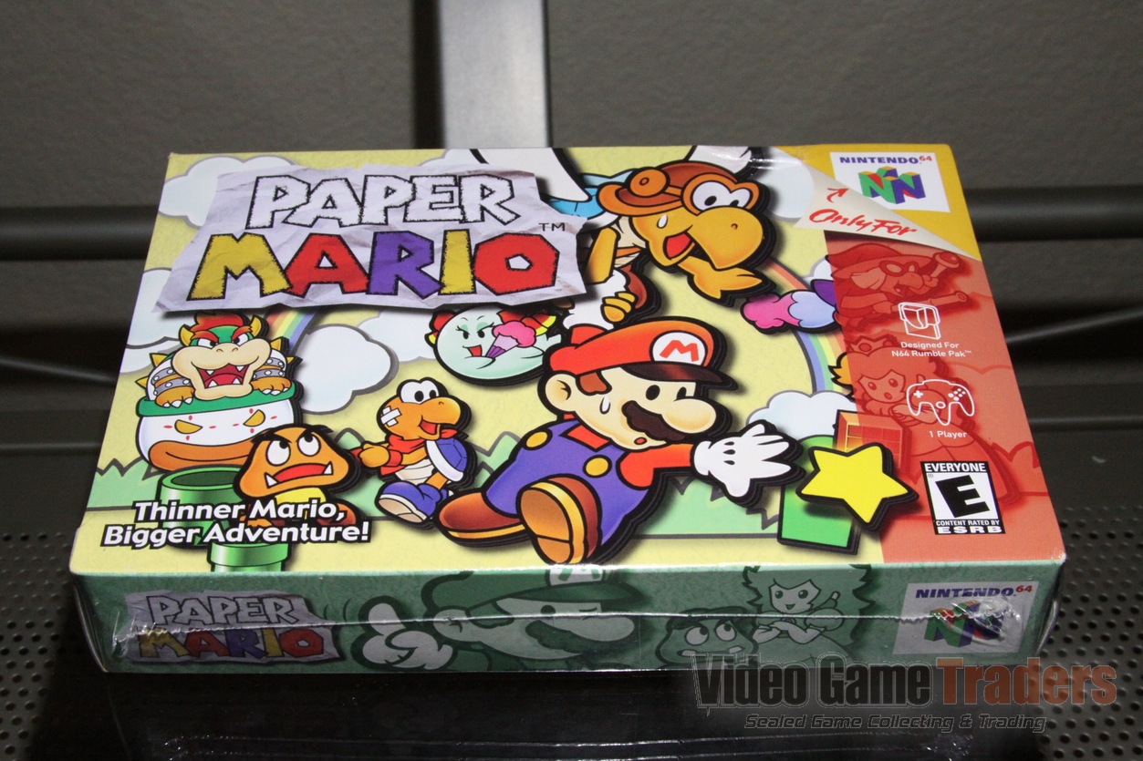 Paper Mario Nintendo 64 N64 2001 Factory Sealed Excellent Ebay 6240
