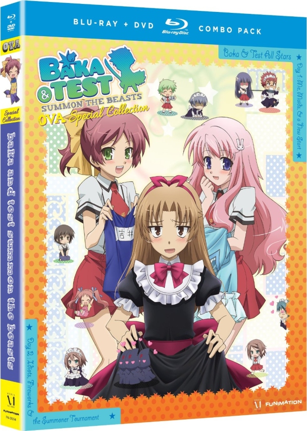 Baka Test OVA Special Collection Anime DVD Blu Ray R1 Funimation 704400013140