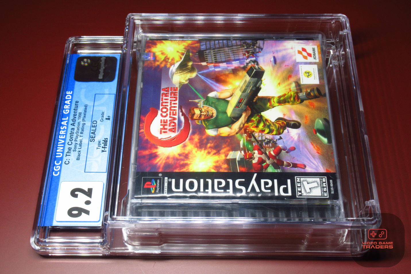 CGC Graded 9.2 A+ - C: The Contra Adventure (PlayStation 1, PS1