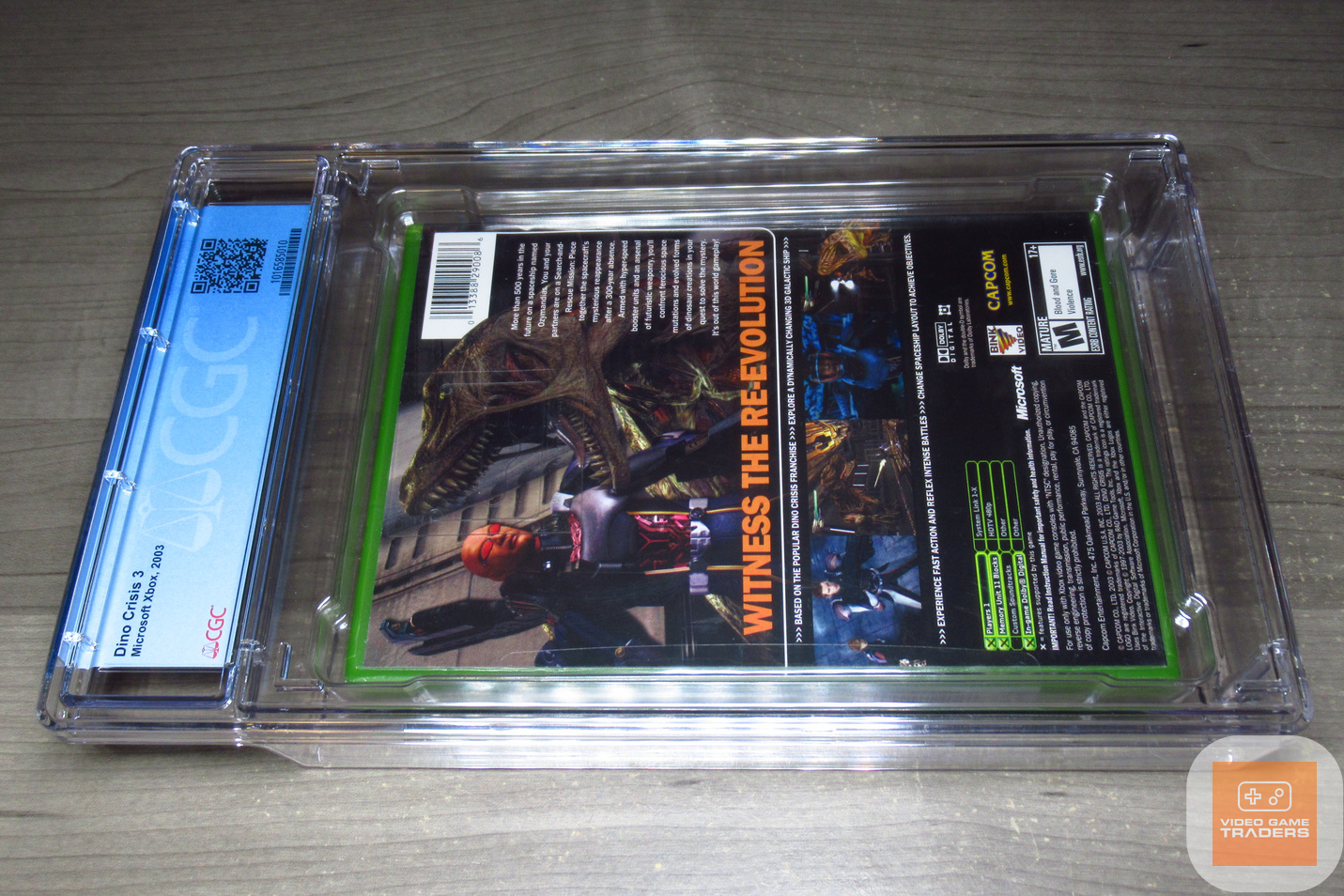 CRISIS GALLERY クライシスギャラリー FAKE IS REAL CGC 9.6 A+ - Dino Crisis 3 Original Xbox 2003 FACTORY SEALED