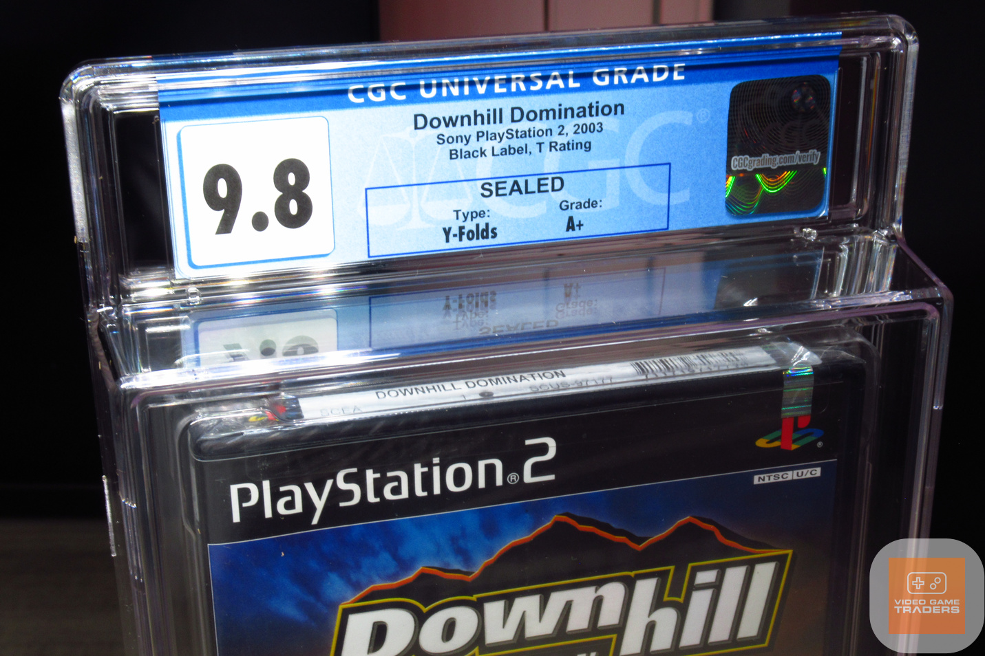 CGC 9.8 A+ - Downhill Domination PlayStation 2, PS2 2003 NEW