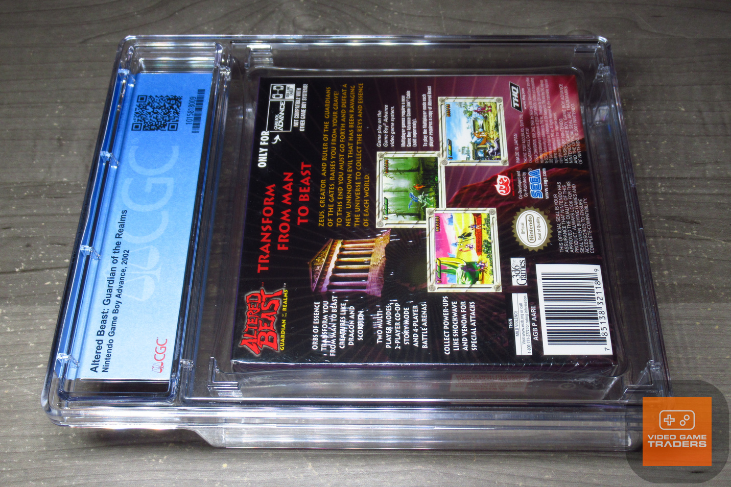 CGC 9.0 A+ Altered Beast: Guardian of the Realms Game Boy Advance