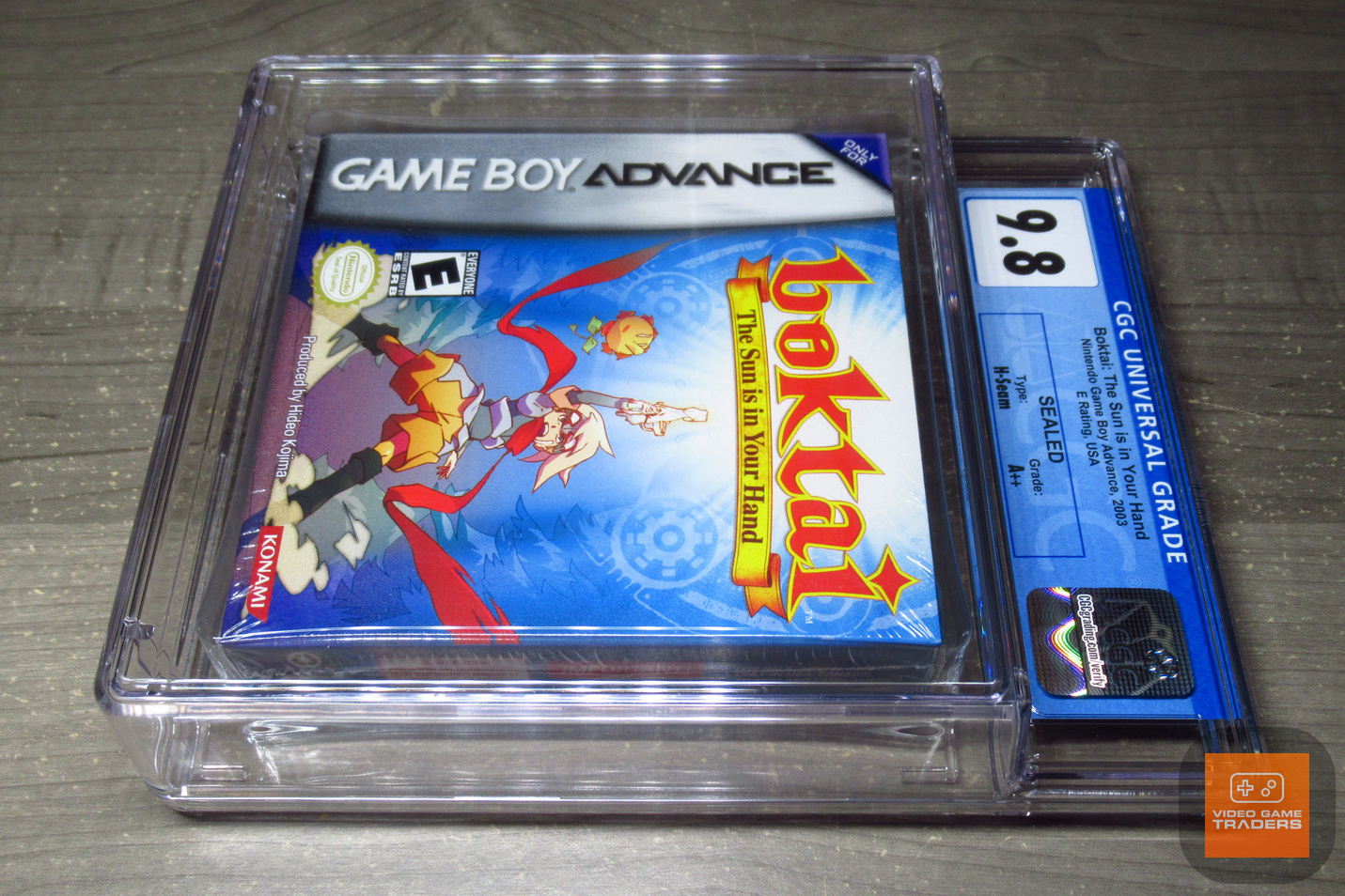 CGC 9.8 A++ - Boktai: The Sun Is in Your Hand Game Boy Advance
