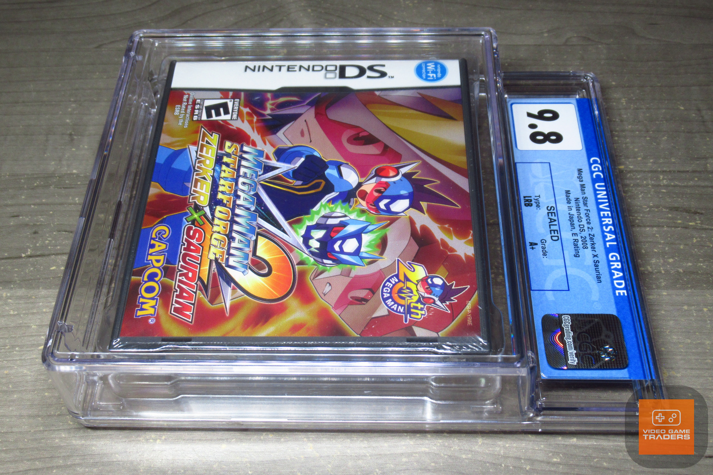 ２本 ミッション　エターナルオーラ MISSION ETERNAL AURA CGC 9.8 A+ - Mega Man Star Force 2: Zerker X Saurian Nintendo DS