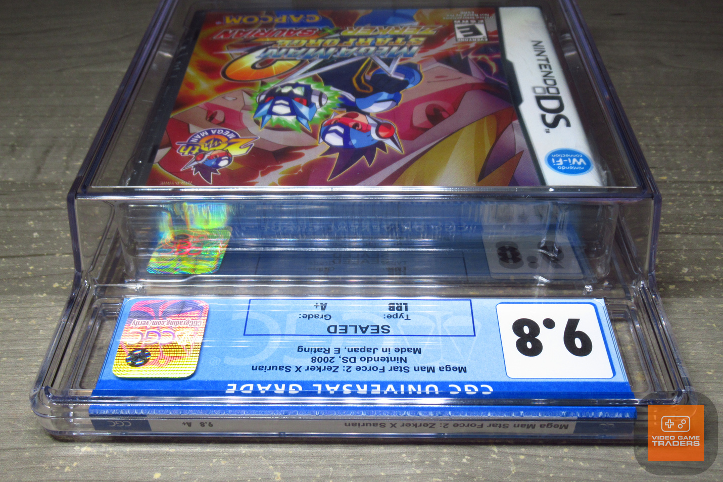 CGC 9.8 A+ - Mega Man Star Force 2: Zerker X Saurian Nintendo DS