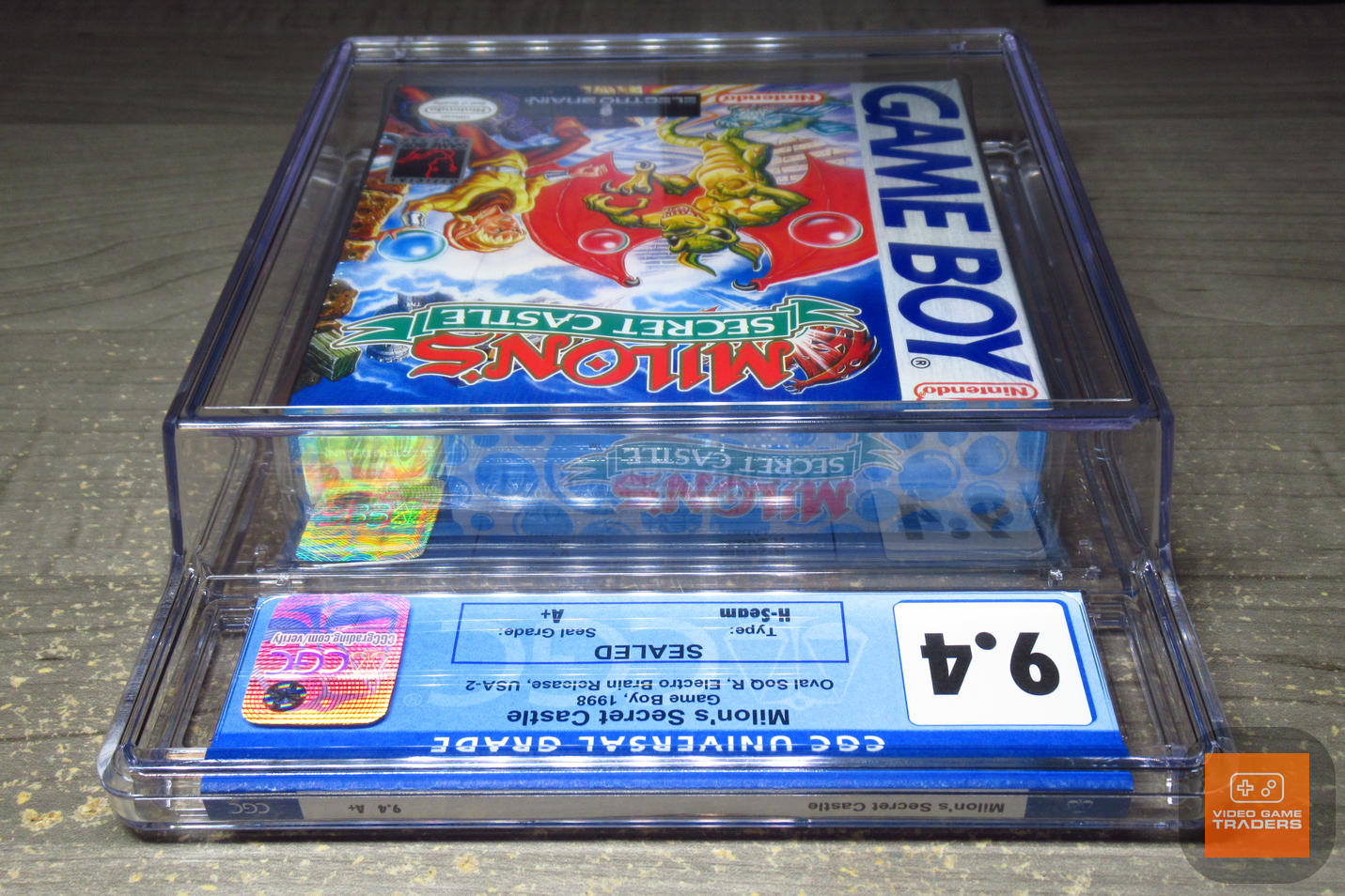 GAMEBOY micro＆ソフトセット CGC 9.4 A+ - Milon's Secret Castle [Electro Brain] Game Boy