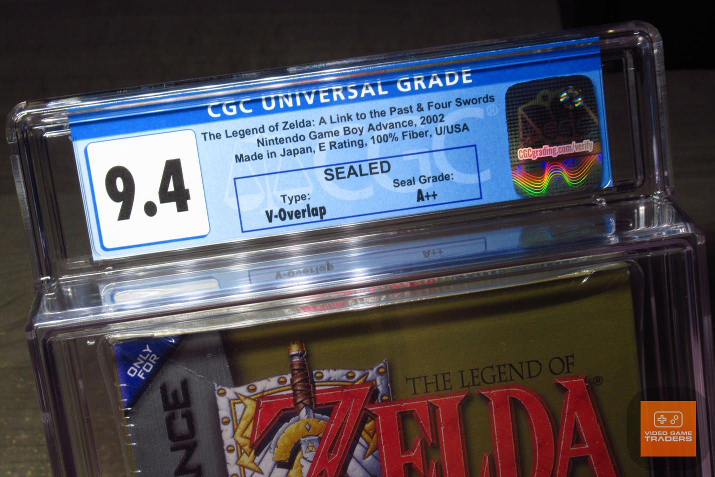 コハクページ！ CGC 9.4 A++ - The Legend of Zelda: A Link to the Past Game Boy