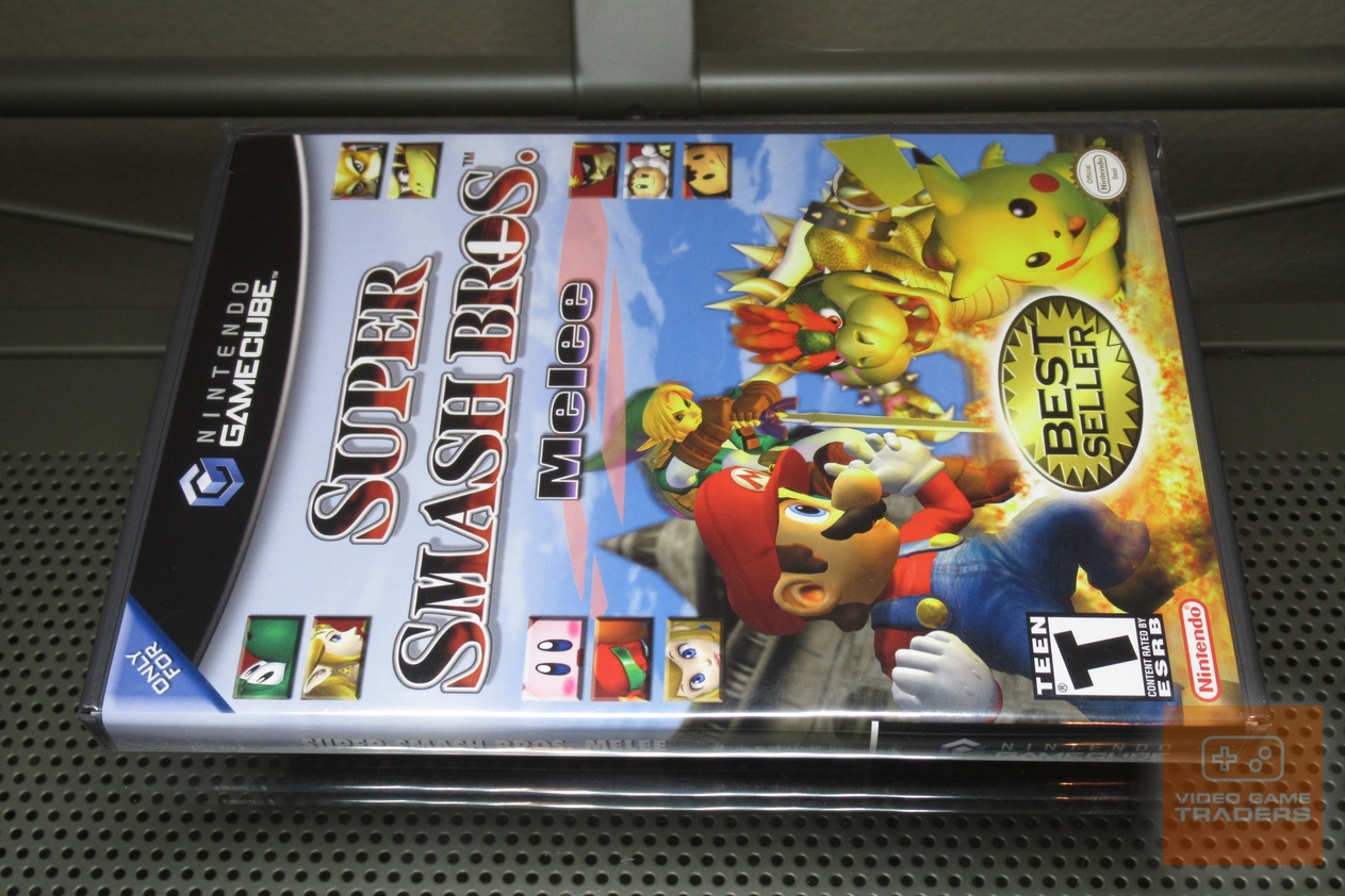 Super Smash Bros. Melee Best Seller (GameCube 2004) FACTORY SEALED