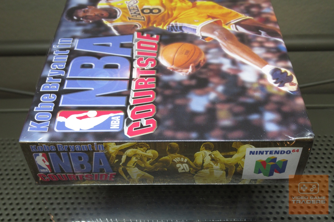 Kobe Bryant in NBA Courtside 1st Print (Nintendo 64, N64 1998) FACTORY