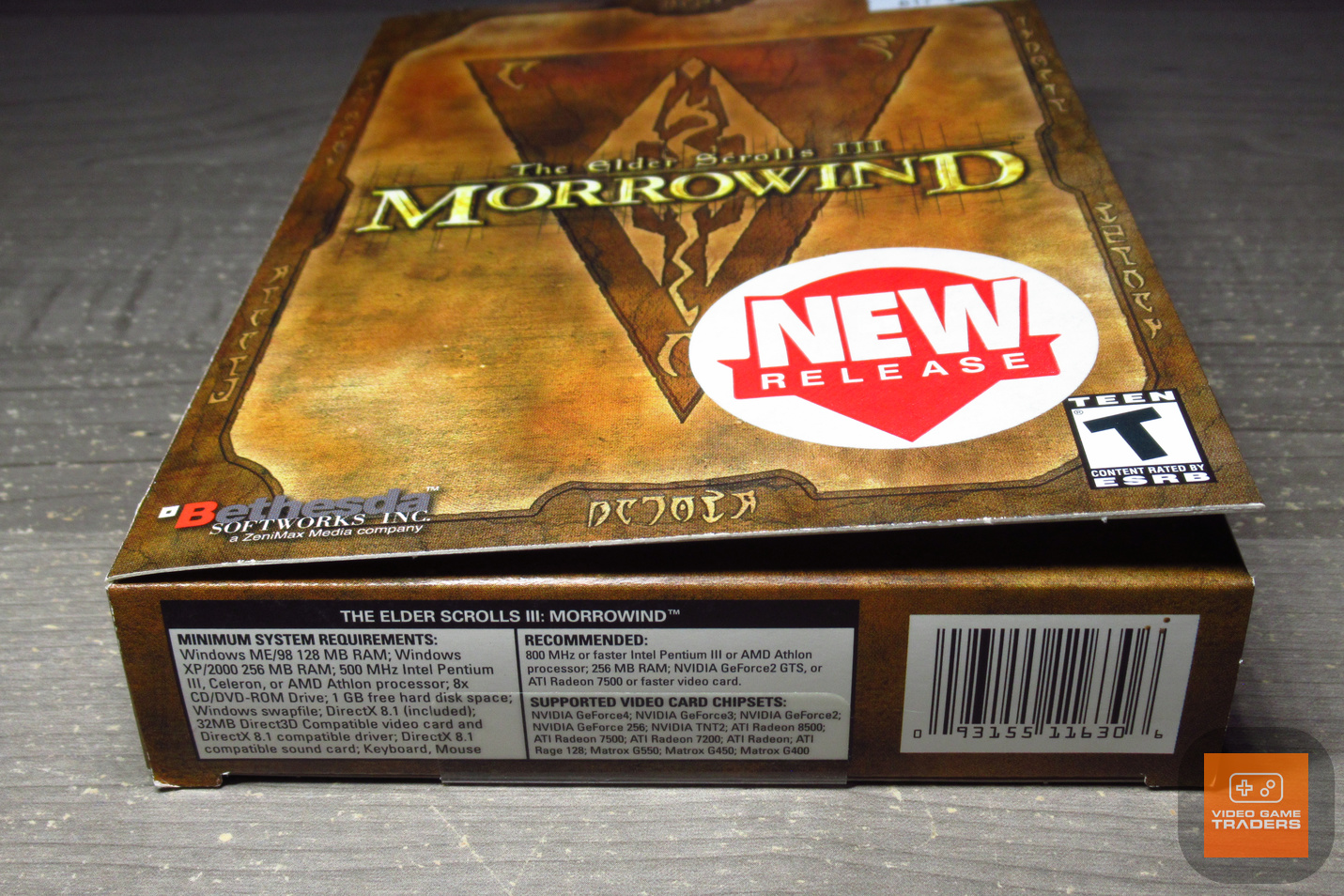 The Elder Scrolls III 3: Morrowind SMALL BOX PC 2002 - RARE
