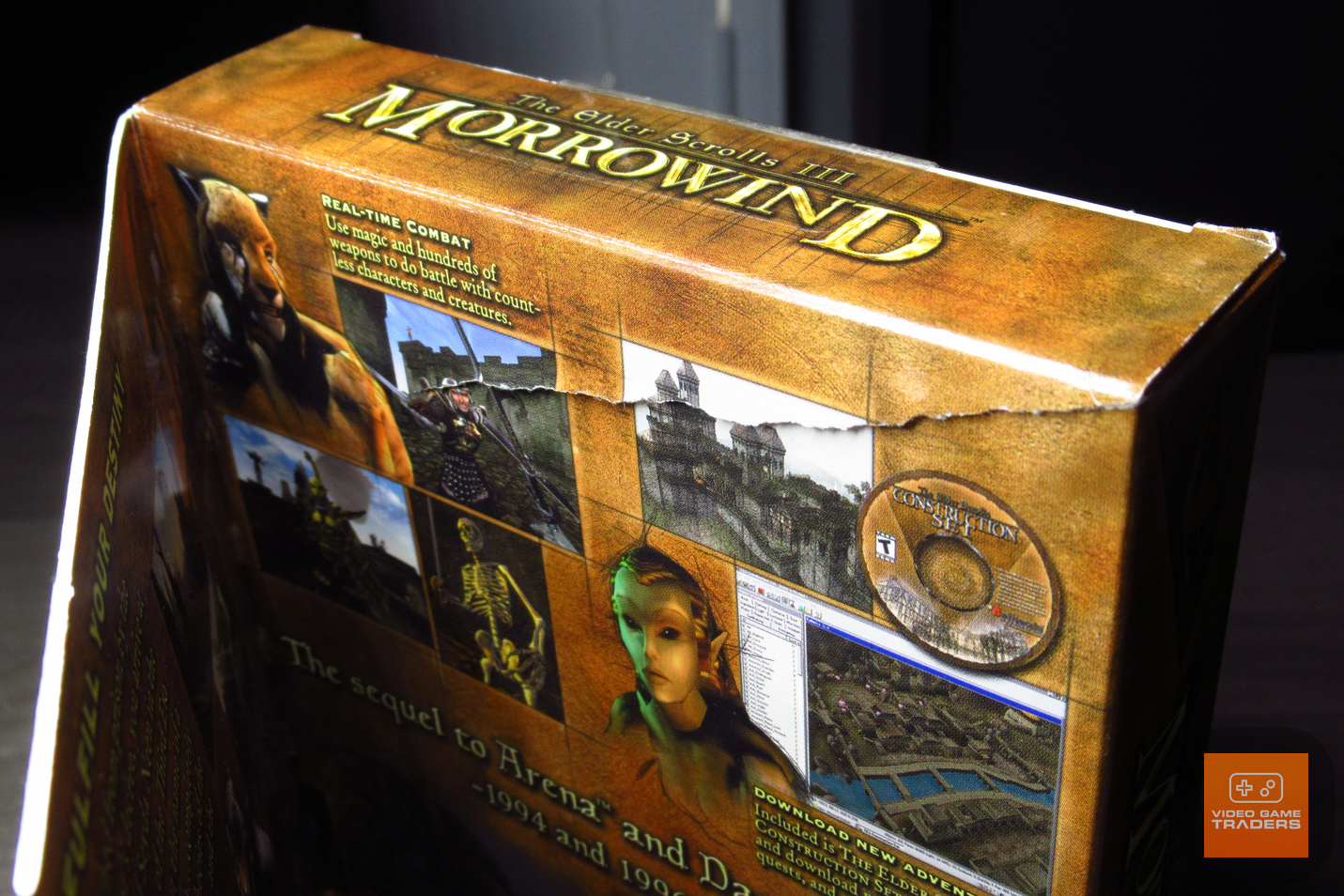 The Elder Scrolls III 3: Morrowind SMALL BOX PC 2002 - RARE