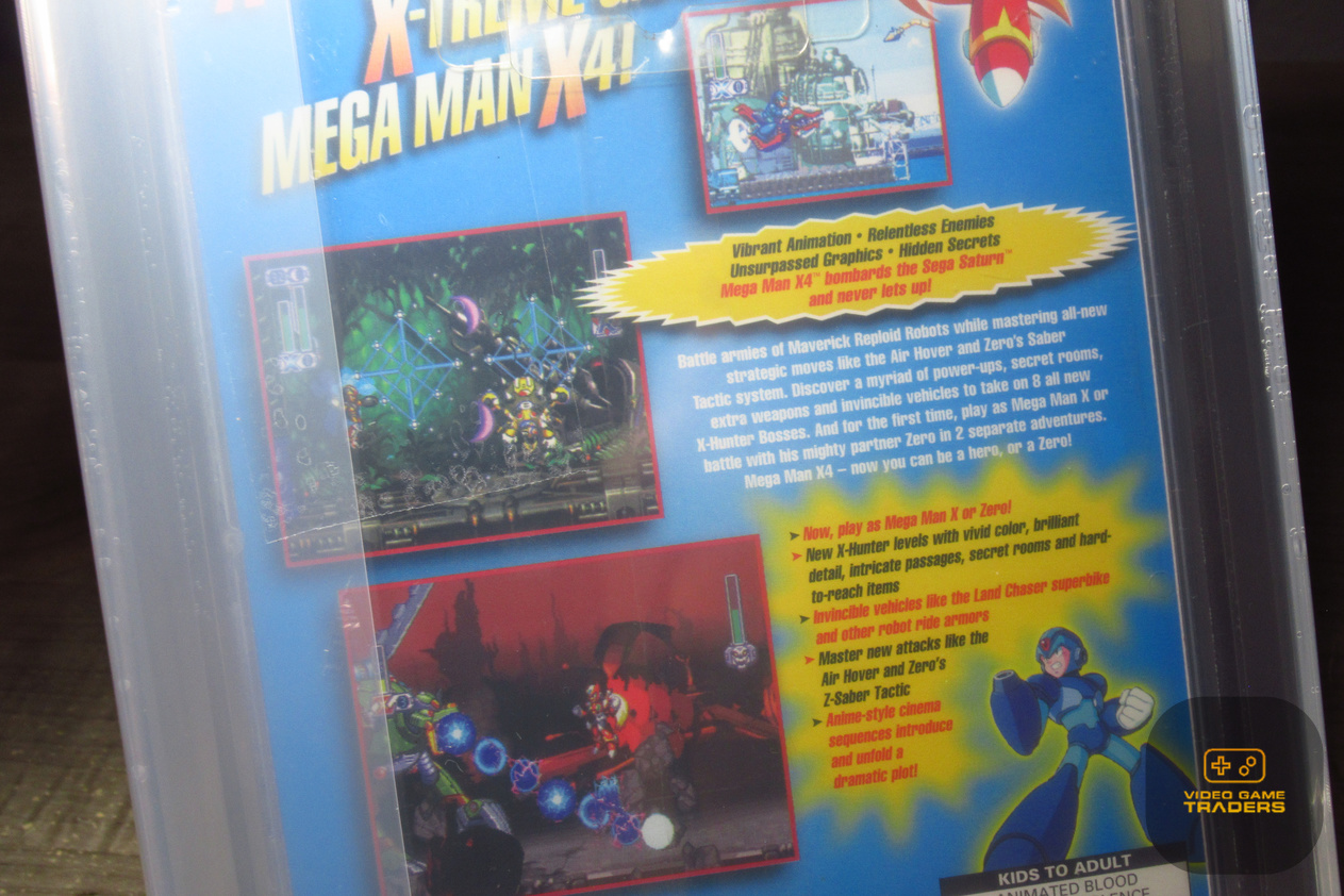 VGA 85 NM+! - MegaMan, Mega Man X4 Sega Saturn 1997 NEW! - ULTRA