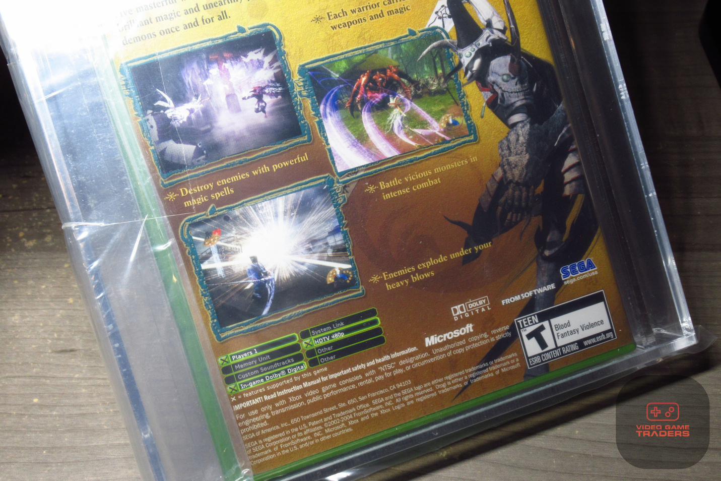 VGA GOLD 90 NM+/MT - Otogi 2: Immortal Warriors Original Xbox 2004