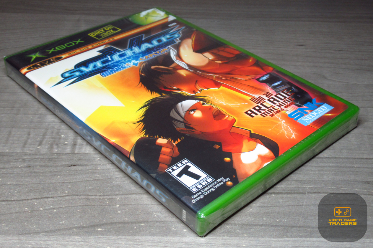 【新品未開封】SNK VS. CAPCOM SVC CHAOS XBOX SNK vs. Capcom: SVC Chaos (Microsoft Xbox, 2004) for sale