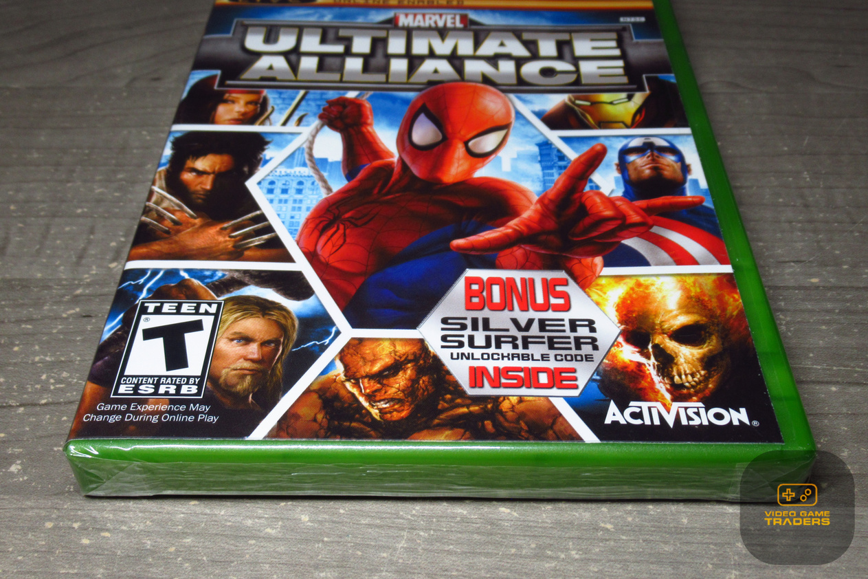 Marvel Ultimate Alliance 1ST PRINT w/ Silver Surfer Code